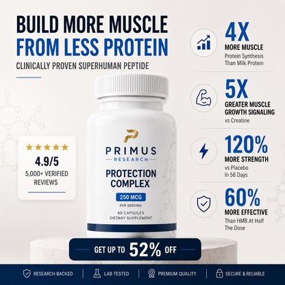 Primus™ PROTECTION COMPLEX  BUILD LEAN MUSCLE 3X FASTER
